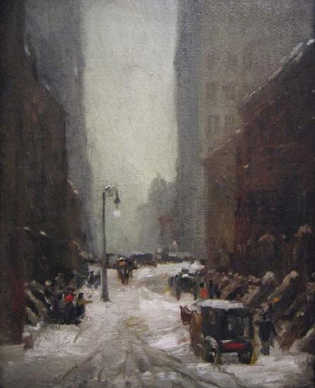Robert Henri Snow in New York oil painting picture